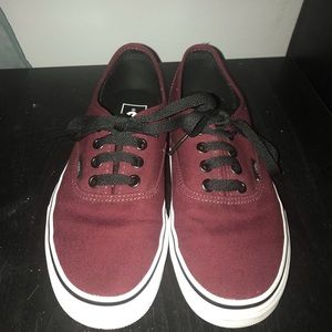 Maroon Vans